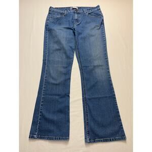 Womens Levi Strauss Signature Low Rise Bootcut Jeans 12M Stretch Denim